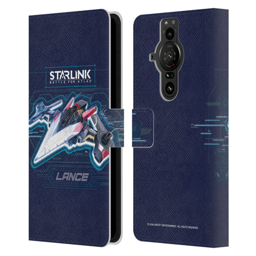 Starlink Battle for Atlas Starships Lance Leather Book Wallet Case Cover For Sony Xperia Pro-I