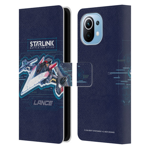 Starlink Battle for Atlas Starships Lance Leather Book Wallet Case Cover For Xiaomi Mi 11