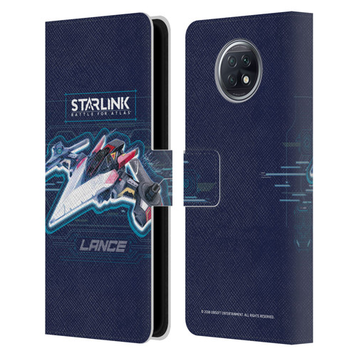 Starlink Battle for Atlas Starships Lance Leather Book Wallet Case Cover For Xiaomi Redmi Note 9T 5G