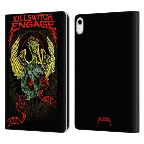 Killswitch Engage Band Art Cut Me Loose Leather Book Wallet Case Cover For Apple iPad 10.9 (2022)