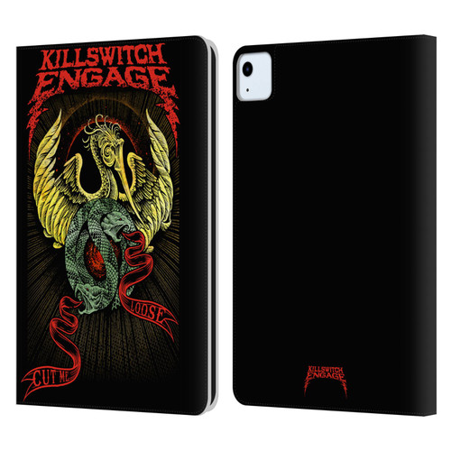 Killswitch Engage Band Art Cut Me Loose Leather Book Wallet Case Cover For Apple iPad Air 2020 / 2022