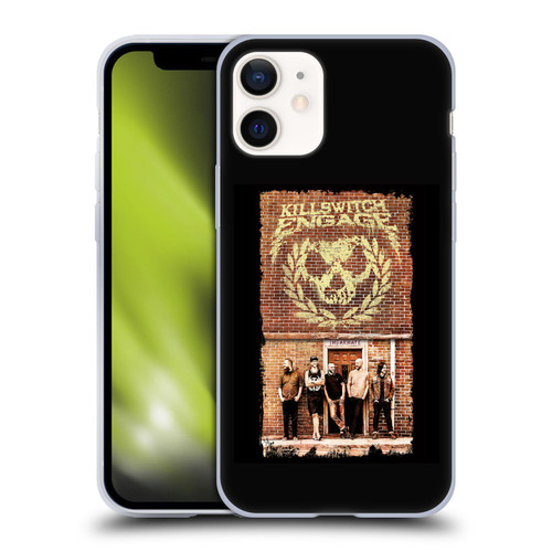Killswitch Engage Band Art Brick Wall Soft Gel Case for Apple iPhone 12 Mini