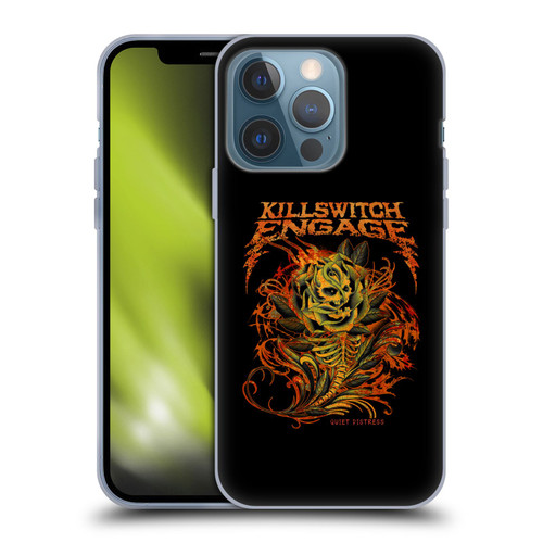 Killswitch Engage Band Art Quiet Distress Soft Gel Case for Apple iPhone 13 Pro