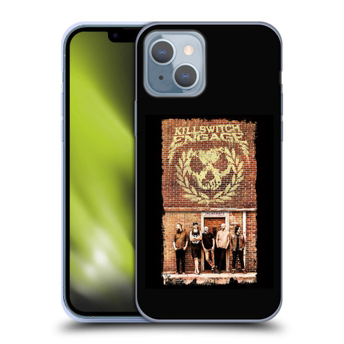 Killswitch Engage Band Art Brick Wall Soft Gel Case for Apple iPhone 14