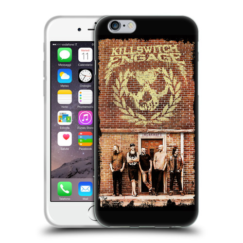 Killswitch Engage Band Art Brick Wall Soft Gel Case for Apple iPhone 6 / iPhone 6s