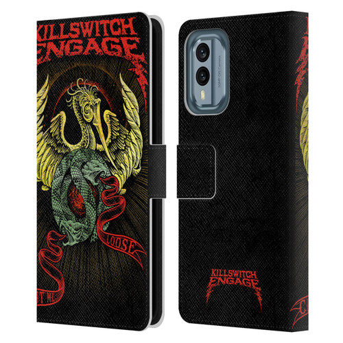 Killswitch Engage Band Art Cut Me Loose Leather Book Wallet Case Cover For Nokia X30