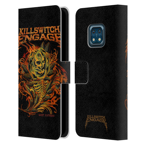 Killswitch Engage Band Art Quiet Distress Leather Book Wallet Case Cover For Nokia XR20