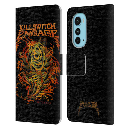 Killswitch Engage Band Art Quiet Distress Leather Book Wallet Case Cover For Motorola Edge (2022)