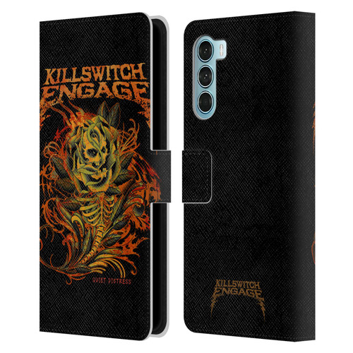 Killswitch Engage Band Art Quiet Distress Leather Book Wallet Case Cover For Motorola Edge S30 / Moto G200 5G