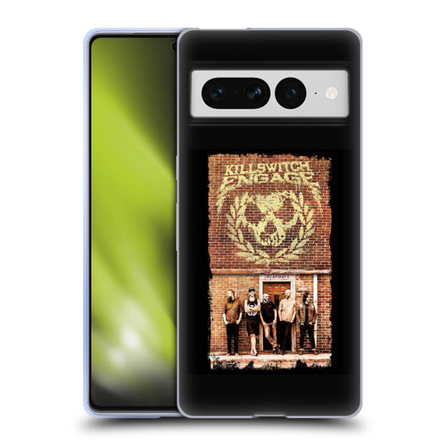 Killswitch Engage Band Art Brick Wall Soft Gel Case for Google Pixel 7 Pro