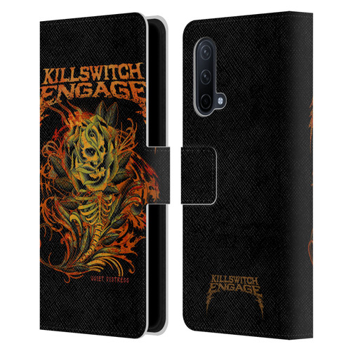 Killswitch Engage Band Art Quiet Distress Leather Book Wallet Case Cover For OnePlus Nord CE 5G