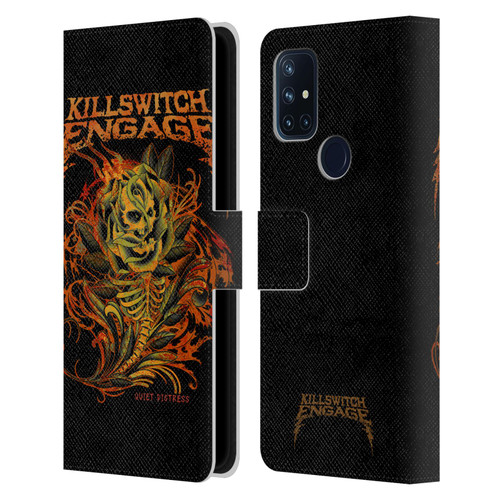 Killswitch Engage Band Art Quiet Distress Leather Book Wallet Case Cover For OnePlus Nord N10 5G