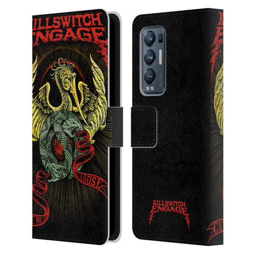 Killswitch Engage Band Art Cut Me Loose Leather Book Wallet Case Cover For OPPO Find X3 Neo / Reno5 Pro+ 5G