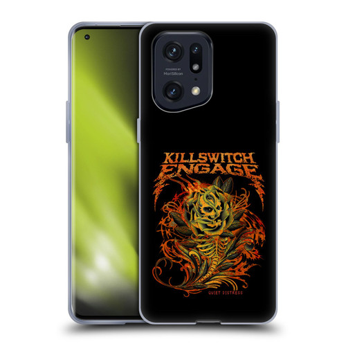 Killswitch Engage Band Art Quiet Distress Soft Gel Case for OPPO Find X5 Pro