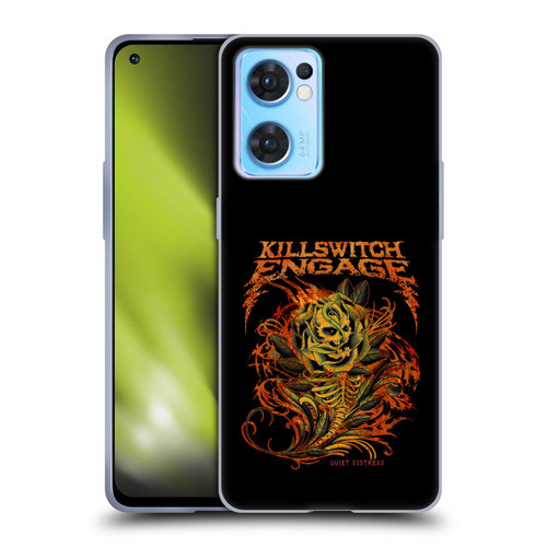 Killswitch Engage Band Art Quiet Distress Soft Gel Case for OPPO Reno7 5G / Find X5 Lite