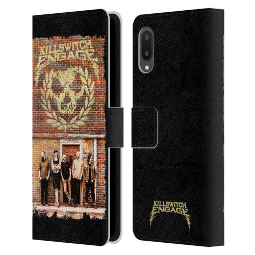 Killswitch Engage Band Art Brick Wall Leather Book Wallet Case Cover For Samsung Galaxy A02/M02 (2021)