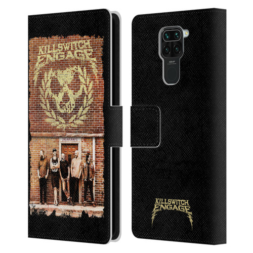 Killswitch Engage Band Art Brick Wall Leather Book Wallet Case Cover For Xiaomi Redmi Note 9 / Redmi 10X 4G