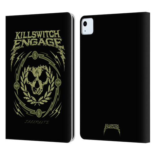 Killswitch Engage Band Logo Wreath Leather Book Wallet Case Cover For Apple iPad Air 2020 / 2022