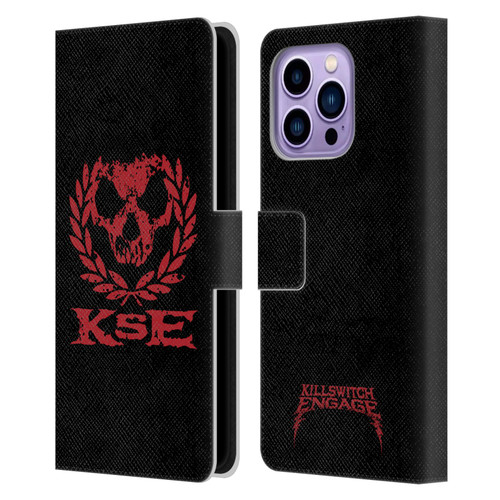 Killswitch Engage Band Logo Wreath 2 Leather Book Wallet Case Cover For Apple iPhone 14 Pro Max