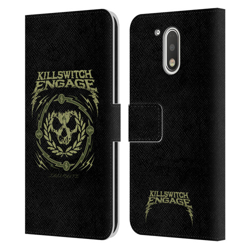 Killswitch Engage Band Logo Wreath Leather Book Wallet Case Cover For Motorola Moto G41