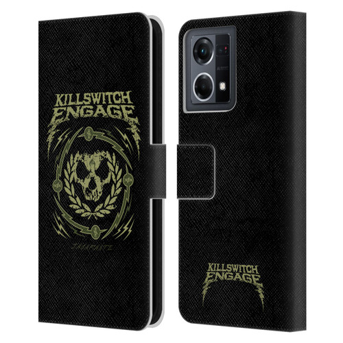 Killswitch Engage Band Logo Wreath Leather Book Wallet Case Cover For OPPO Reno8 4G