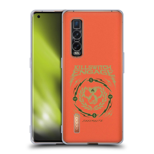 Killswitch Engage Band Logo Wreath Soft Gel Case for OPPO Find X2 Pro 5G