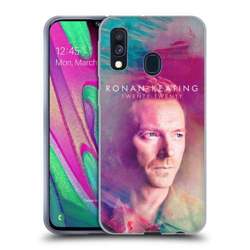 Ronan Keating Twenty Twenty Key Art Soft Gel Case for Samsung Galaxy A40 (2019)