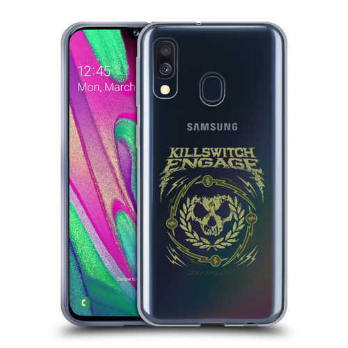 Killswitch Engage Band Logo Wreath Soft Gel Case for Samsung Galaxy A40 (2019)