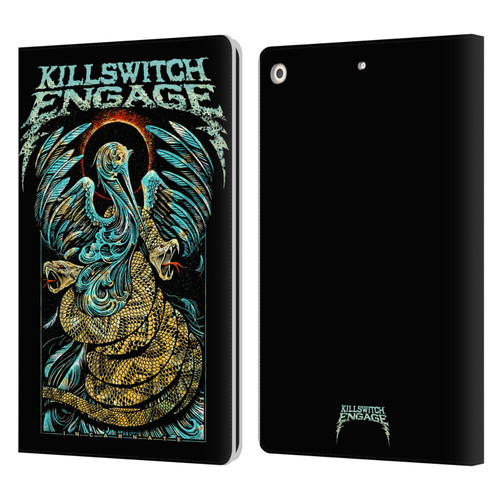 Killswitch Engage Tour Snakes Leather Book Wallet Case Cover For Apple iPad 10.2 2019/2020/2021