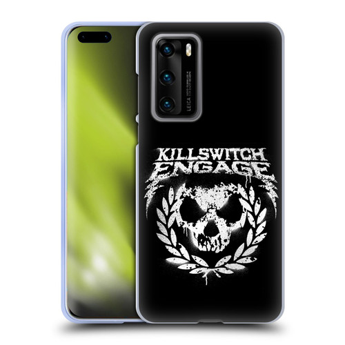 Killswitch Engage Tour Wreath Spray Paint Design Soft Gel Case for Huawei P40 5G