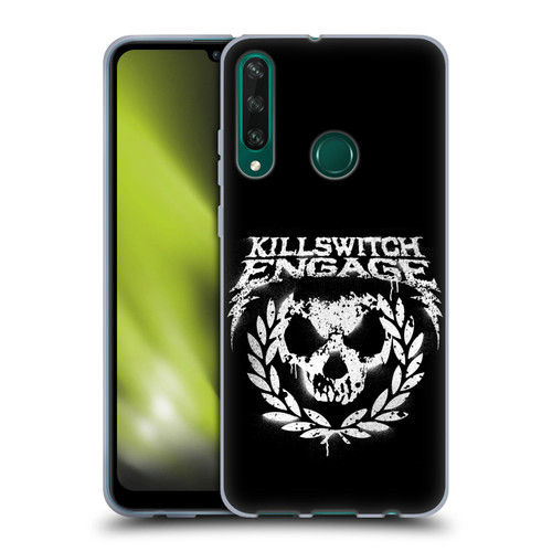 Killswitch Engage Tour Wreath Spray Paint Design Soft Gel Case for Huawei Y6p
