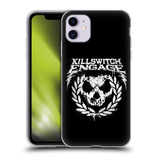 Killswitch Engage Tour Wreath Spray Paint Design Soft Gel Case for Apple iPhone 11