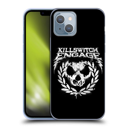 Killswitch Engage Tour Wreath Spray Paint Design Soft Gel Case for Apple iPhone 14