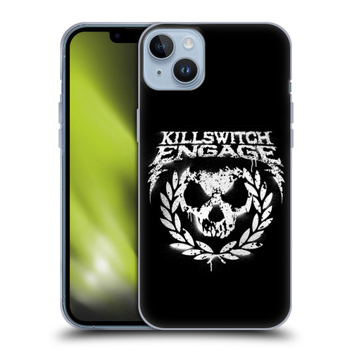Killswitch Engage Tour Wreath Spray Paint Design Soft Gel Case for Apple iPhone 14 Plus