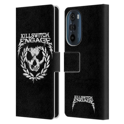 Killswitch Engage Tour Wreath Spray Paint Design Leather Book Wallet Case Cover For Motorola Edge 30