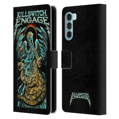 Killswitch Engage Tour Snakes Leather Book Wallet Case Cover For Motorola Edge S30 / Moto G200 5G