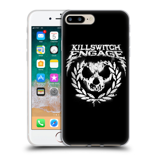 Killswitch Engage Tour Wreath Spray Paint Design Soft Gel Case for Apple iPhone 7 Plus / iPhone 8 Plus