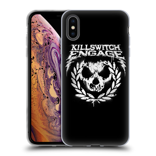 Killswitch Engage Tour Wreath Spray Paint Design Soft Gel Case for Apple iPhone XS Max