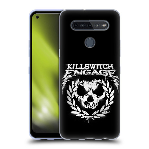 Killswitch Engage Tour Wreath Spray Paint Design Soft Gel Case for LG K51S