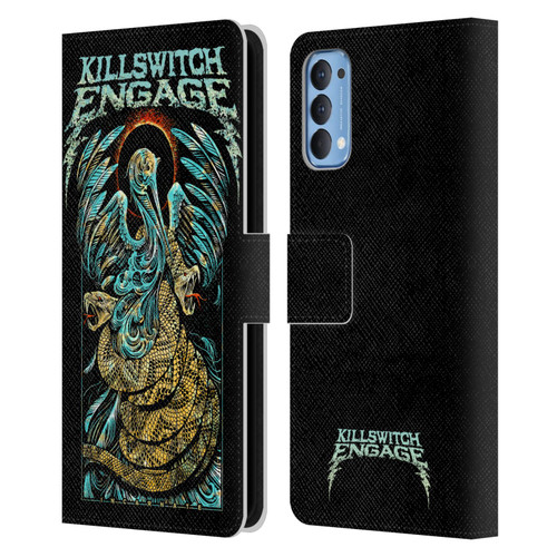 Killswitch Engage Tour Snakes Leather Book Wallet Case Cover For OPPO Reno 4 5G