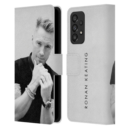 Ronan Keating Twenty Twenty Portrait 1 Leather Book Wallet Case Cover For Samsung Galaxy A33 5G (2022)