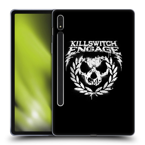 Killswitch Engage Tour Wreath Spray Paint Design Soft Gel Case for Samsung Galaxy Tab S8