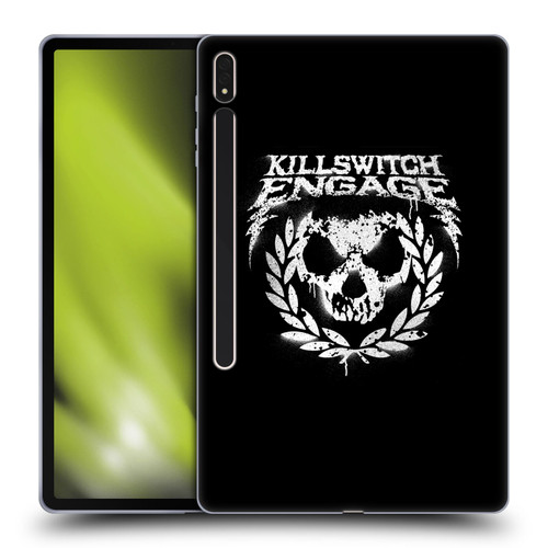 Killswitch Engage Tour Wreath Spray Paint Design Soft Gel Case for Samsung Galaxy Tab S8 Plus