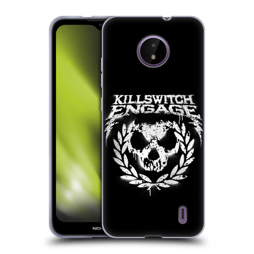 Killswitch Engage Tour Wreath Spray Paint Design Soft Gel Case for Nokia C10 / C20