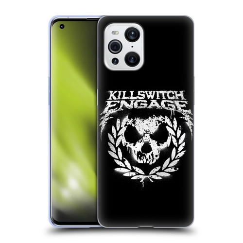 Killswitch Engage Tour Wreath Spray Paint Design Soft Gel Case for OPPO Find X3 / Pro