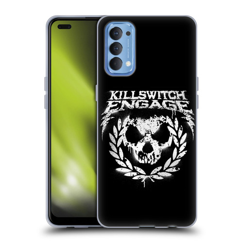 Killswitch Engage Tour Wreath Spray Paint Design Soft Gel Case for OPPO Reno 4 5G
