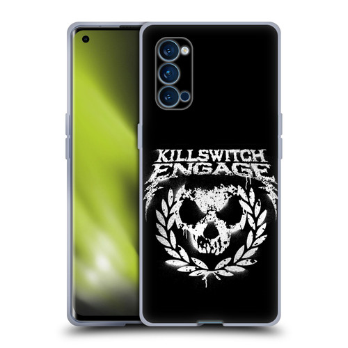 Killswitch Engage Tour Wreath Spray Paint Design Soft Gel Case for OPPO Reno 4 Pro 5G