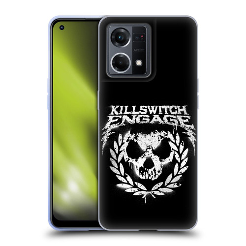 Killswitch Engage Tour Wreath Spray Paint Design Soft Gel Case for OPPO Reno8 4G