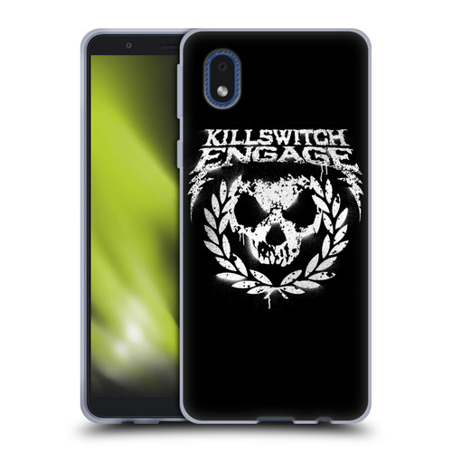 Killswitch Engage Tour Wreath Spray Paint Design Soft Gel Case for Samsung Galaxy A01 Core (2020)
