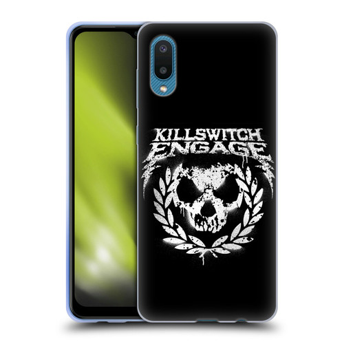 Killswitch Engage Tour Wreath Spray Paint Design Soft Gel Case for Samsung Galaxy A02/M02 (2021)